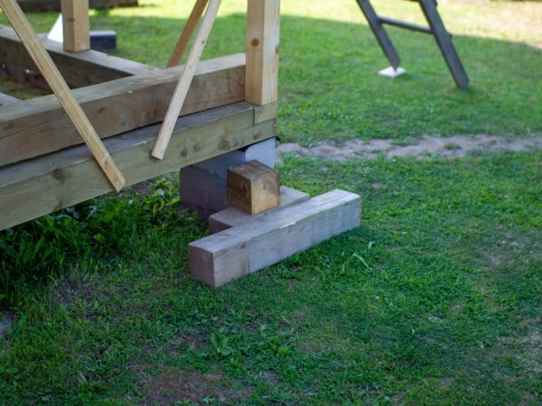 Porch Support Post Repair
