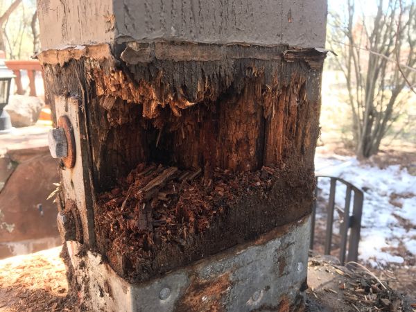 Porch Water Damage Repair